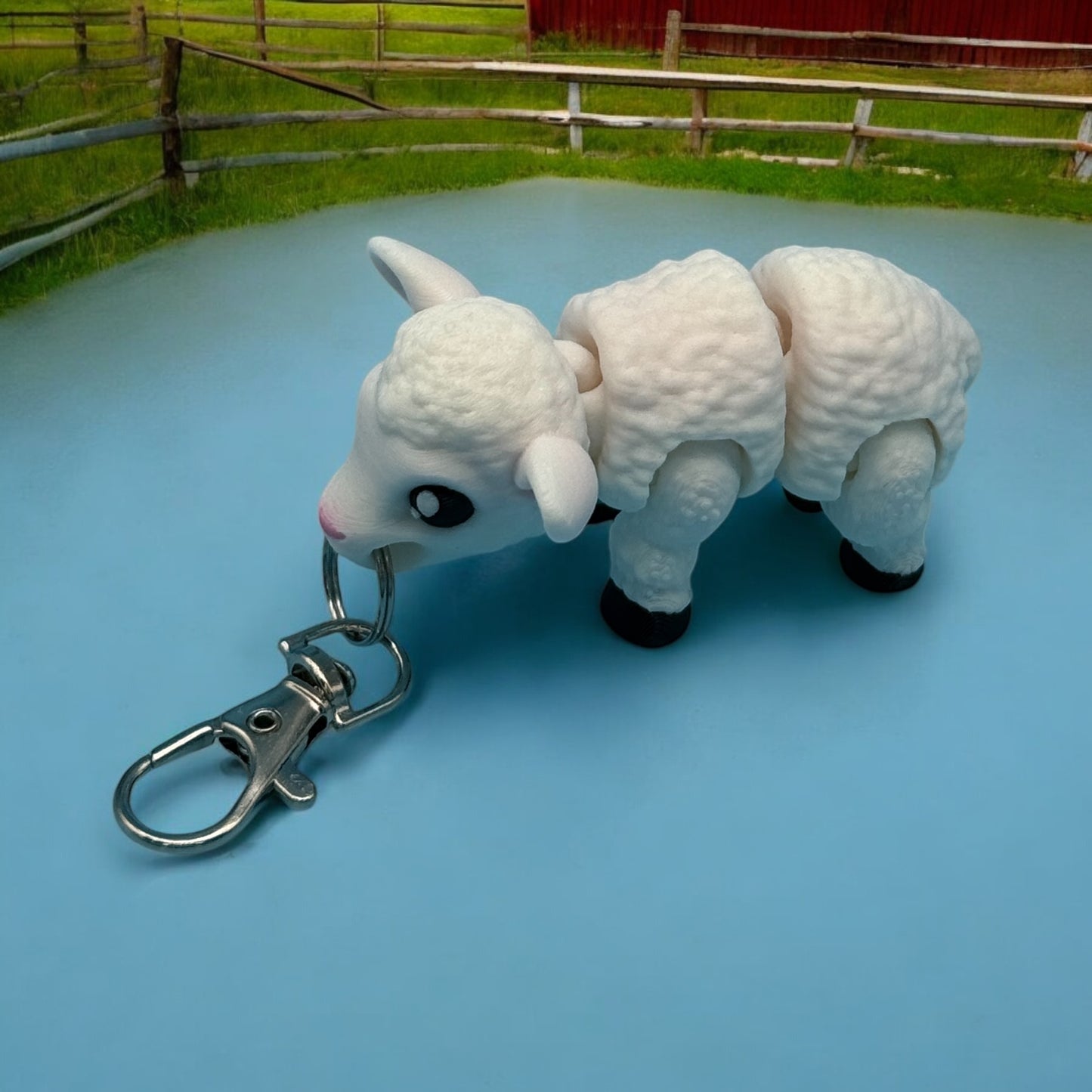 Mini Lamb Bag Charm