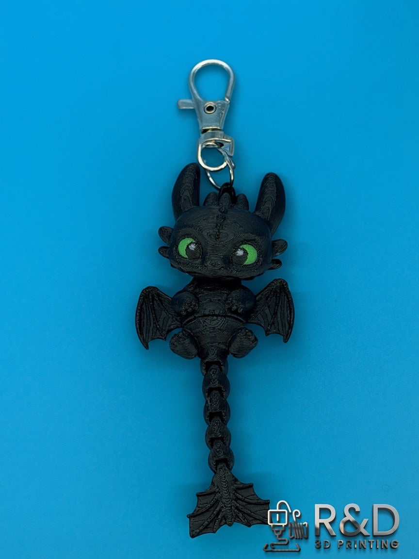 Night Fury Bag Charm