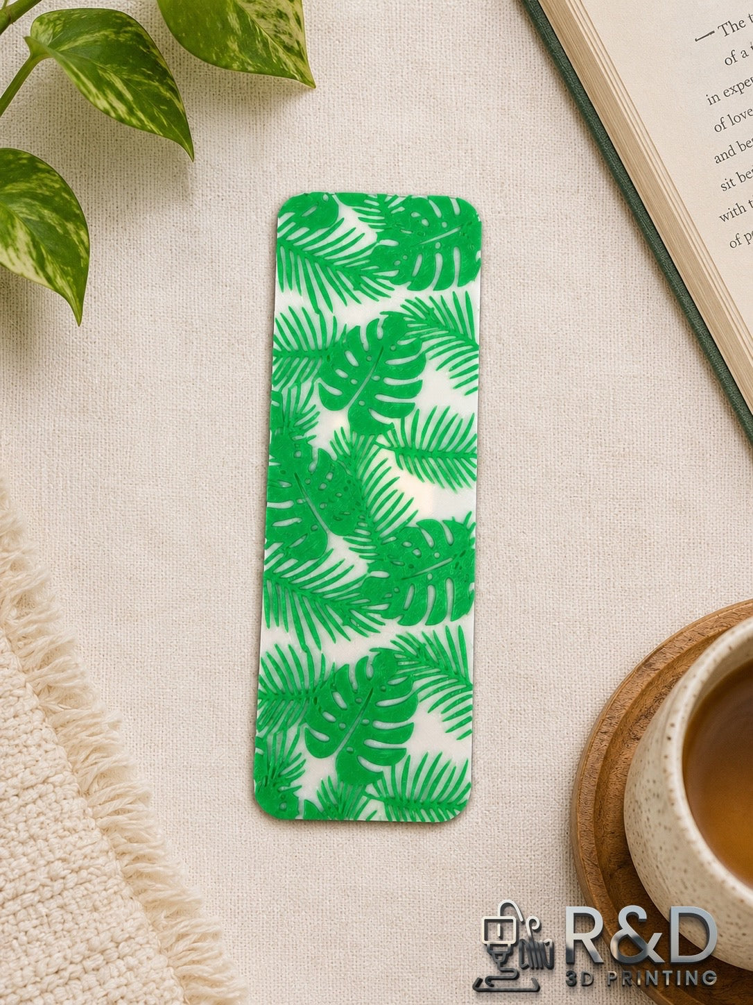 Monstera Leaf Bookmark