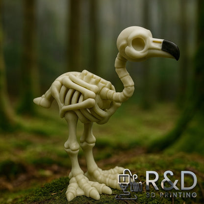 Skeleton Flamingo