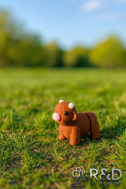 Mini Baby Highland Cow