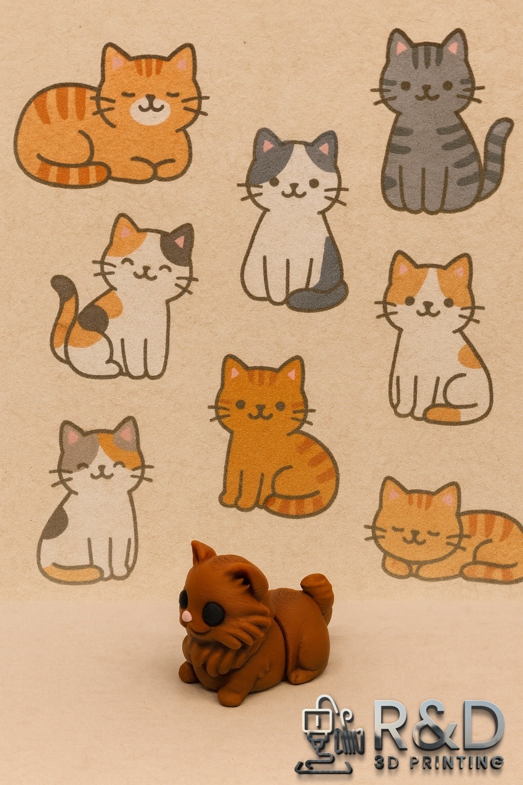 Mini Fluffy Cat