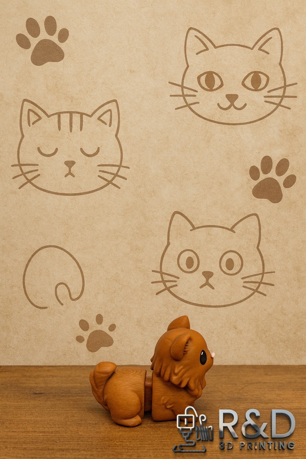 Mini Fluffy Cat