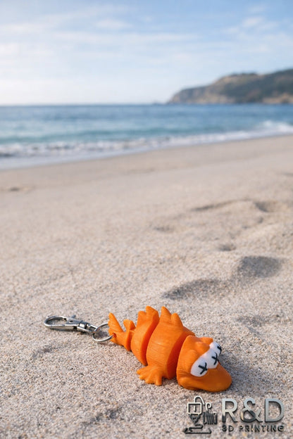 Dead 3 Eyed Fish Bag Charm