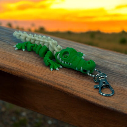 Mini Crocodile Bag Charm