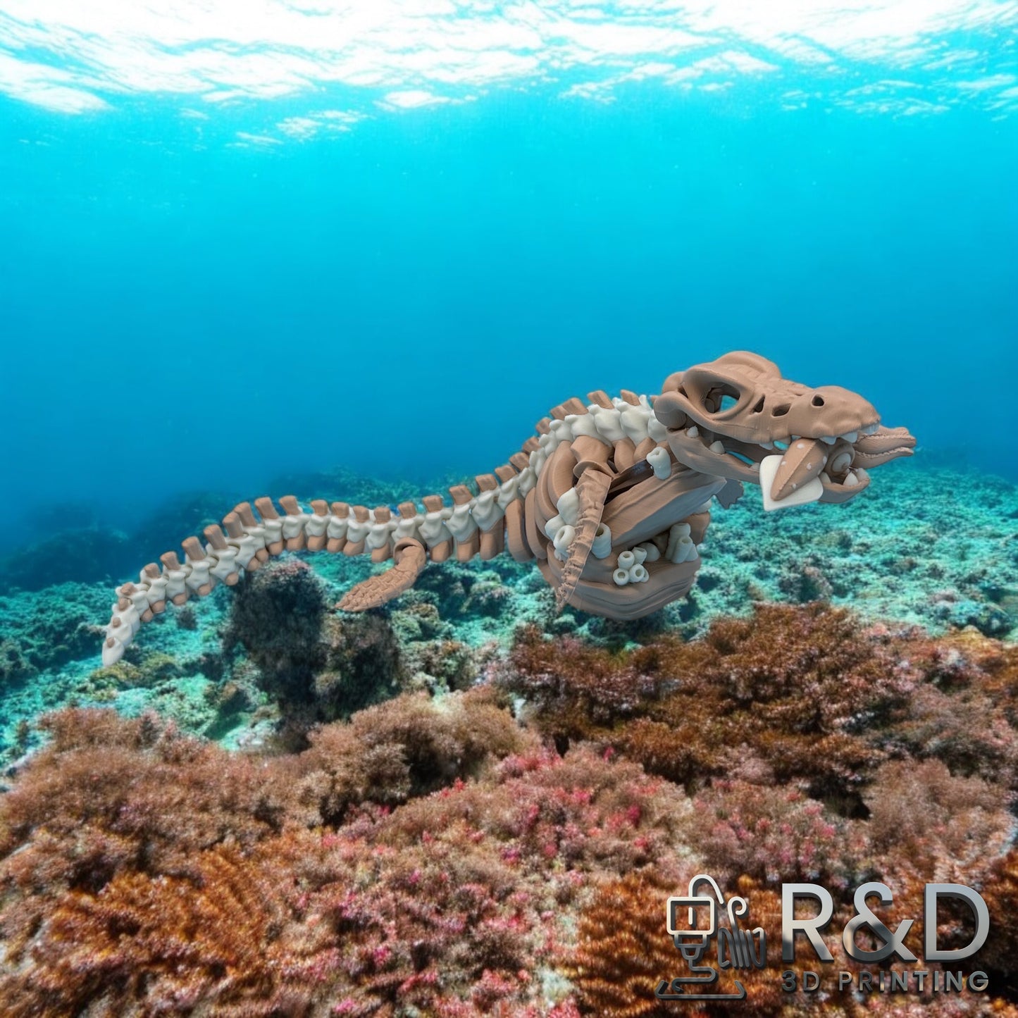 Skeleton Mosasarus