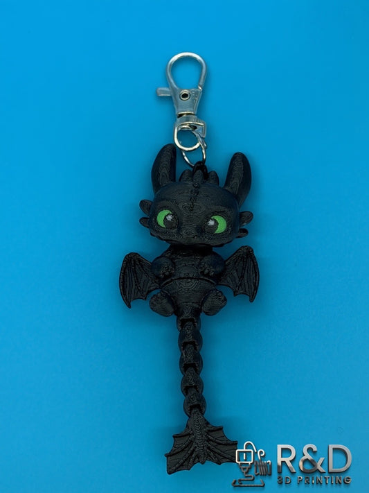 Night Fury Bag Charm