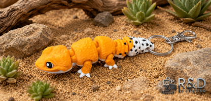 Mini Leopard Gecko Bag Charm