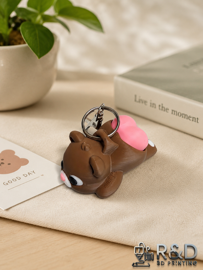 Bear Butt Bag Charm Clicker