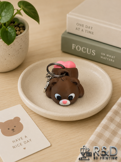 Bear Butt Bag Charm Clicker
