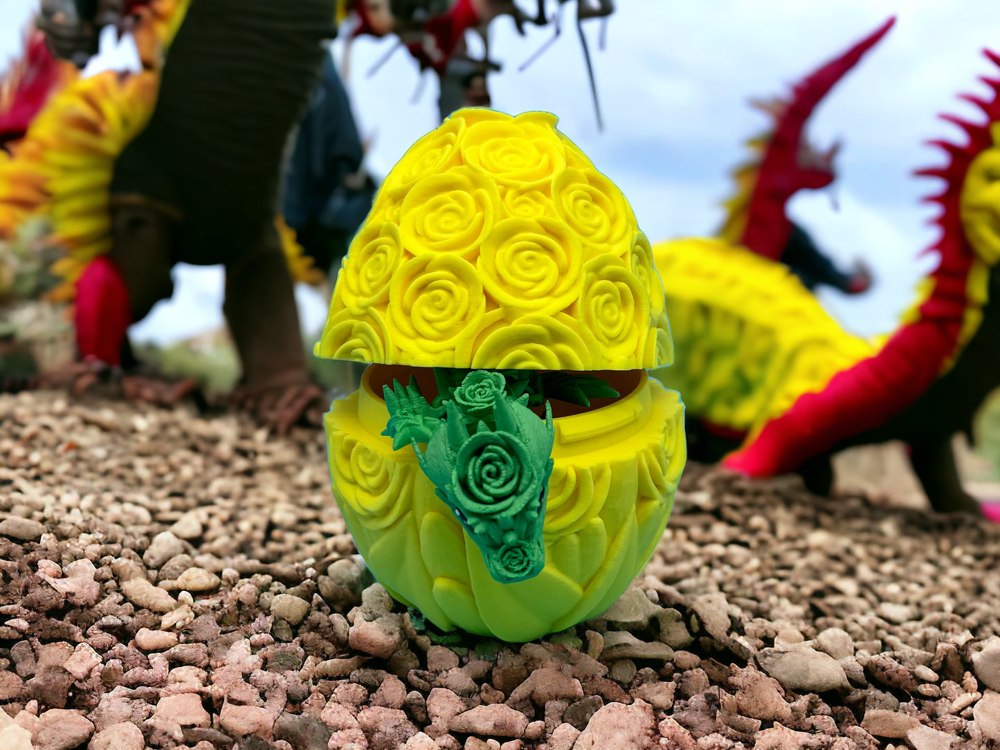 Rose Dragon Egg w/ Dragon