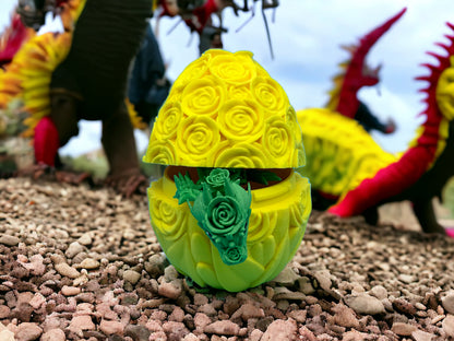 Rose Dragon Egg w/ Dragon