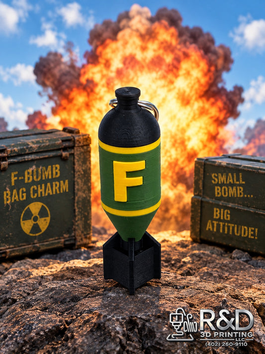 "F" Bomb Bag Charm