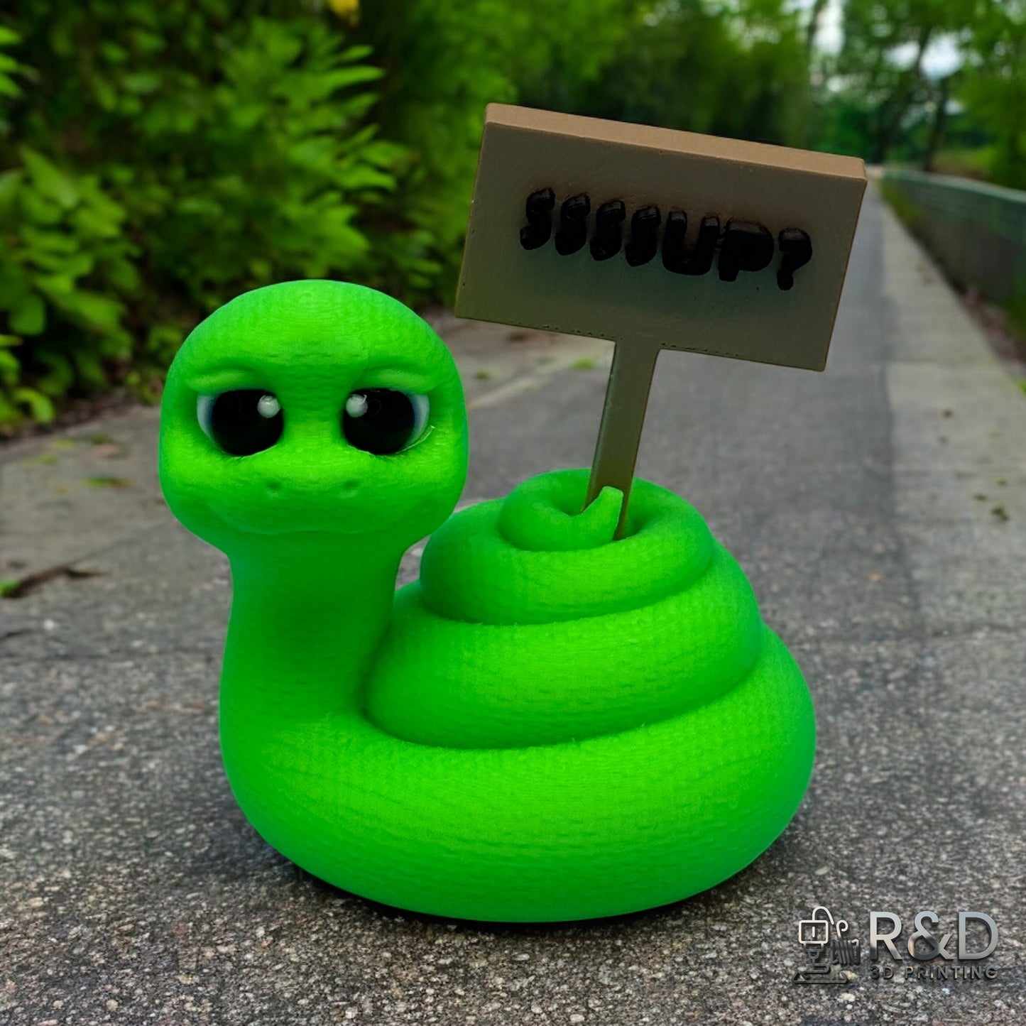 Snake w/ Sign