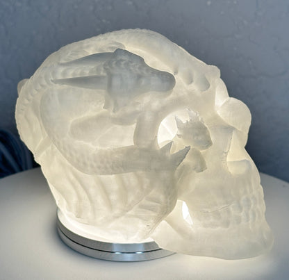 Lighted Dragon Skull