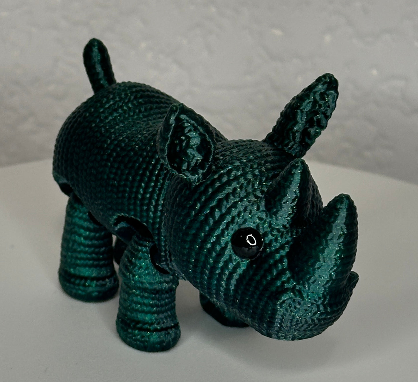 Crocheted Rhino