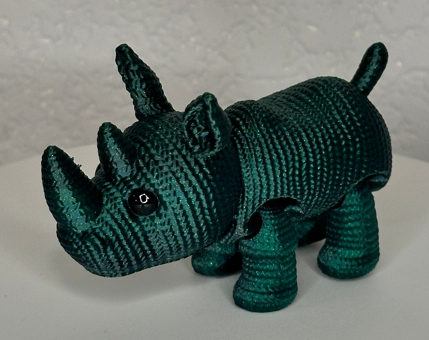 Crocheted Rhino